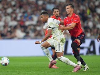 Kylian Mbappé marcó el primer gol de Real Madrid en la temporada