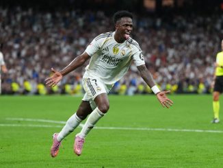 Vinicius llegó a los 107 goles con Real Madrid y superó a Gareth Bale