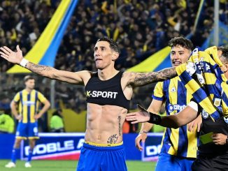 Ángel Di María ganó su primer Clásico de Rosario