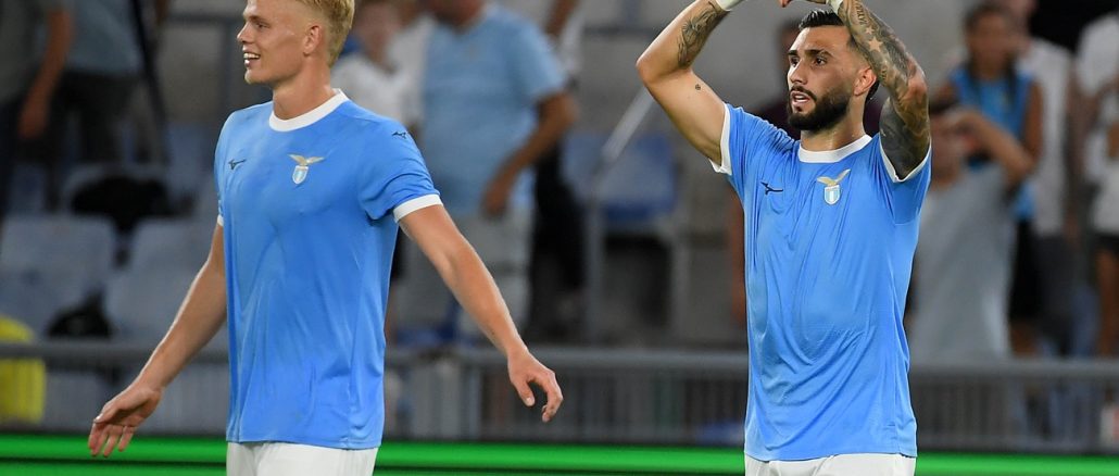 Taty Castellanos celebra su gol para Lazio Lazió goleó 4-0 a Hellas Verona con una furiosa primera mitad
