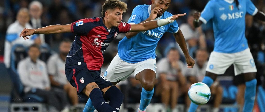 Napoli venció al Cagliari en la agonía