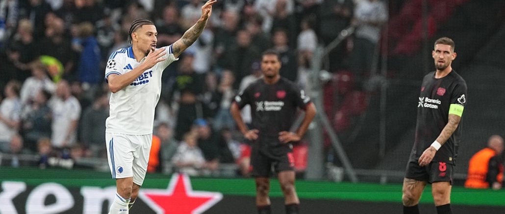 Con gol de Larsson, Copenhague ya le gana a Bayer Leverkusen