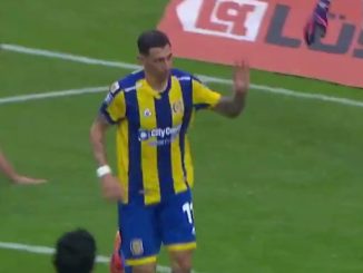 Ángel Di María marcó un golazo y pidió disculpas al público