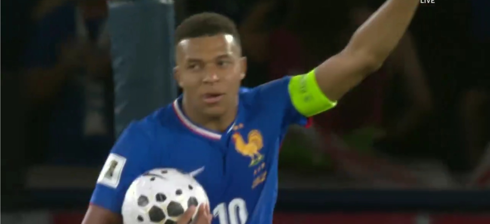 Mbappé superó a Thierry Henry como el segundo goleador histórico de Francia