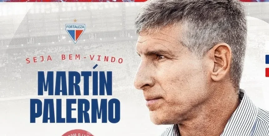 Fortaleza presentó a Martín Palermo