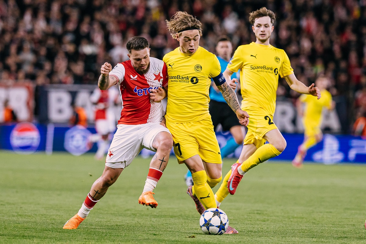 Bodo Glimt se llevó un milagroso 2 a 2 ante Slavia Praga por Champions League