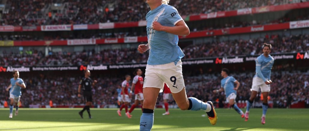 Erling Haaland puso el 1 a 0 de Manchester City sobre Arsenal Erling Haaland sigue de racha: 11 goles en sus últimos 6 partidos