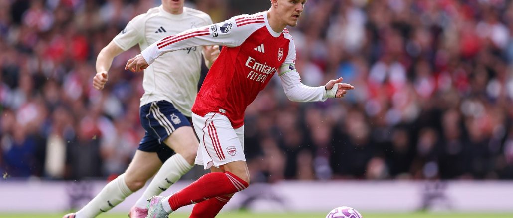 Martin Odegaard, lesionado en el Arsenal