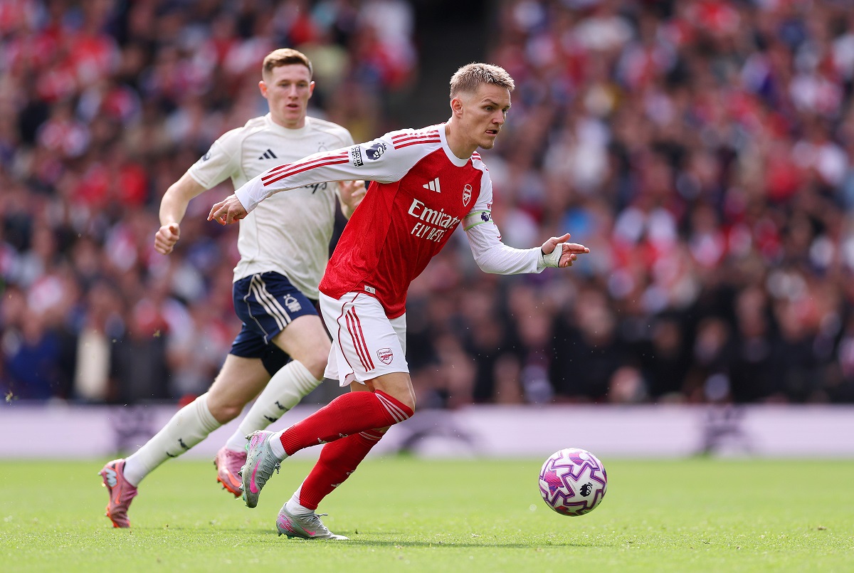 Martin Odegaard, lesionado en el Arsenal