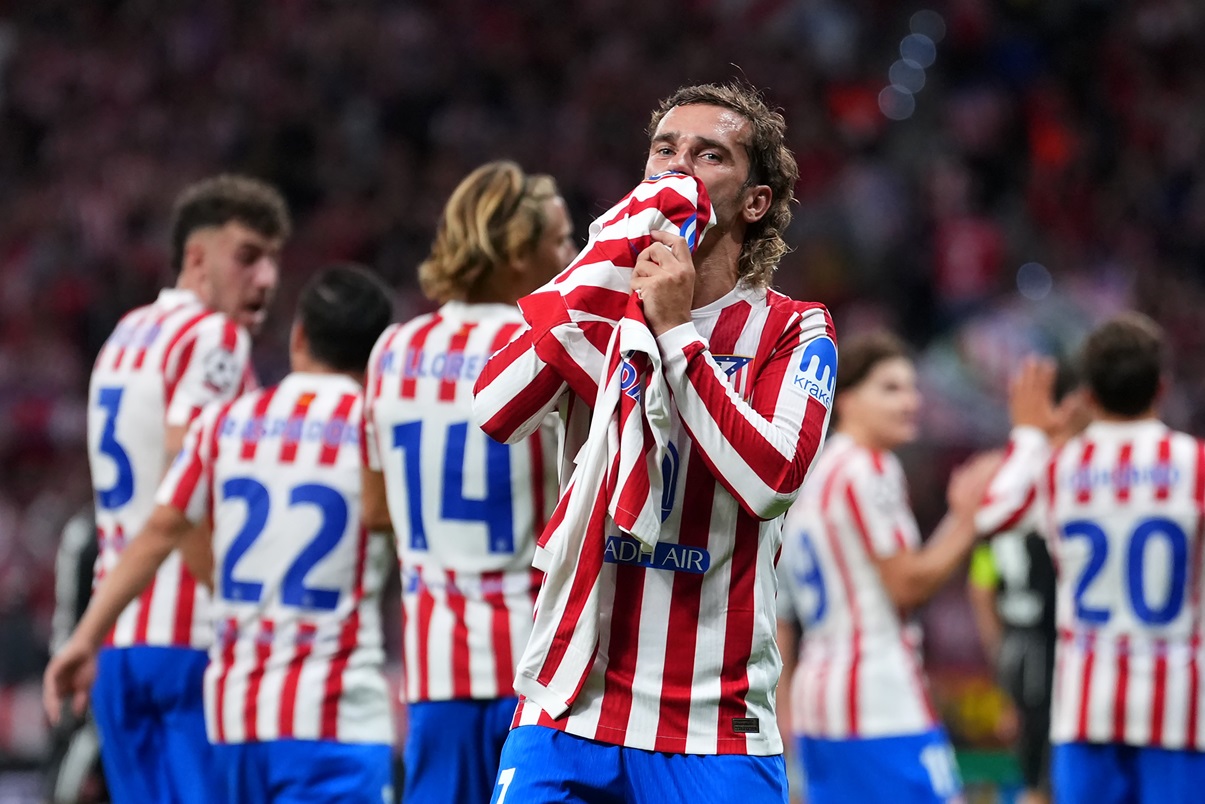 Atlético Madrid goleó 5 a 1 al Frankfurt en una semana soñada