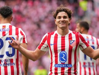 Julián Álvarez volvió a marcar en el Derbi Madrileño