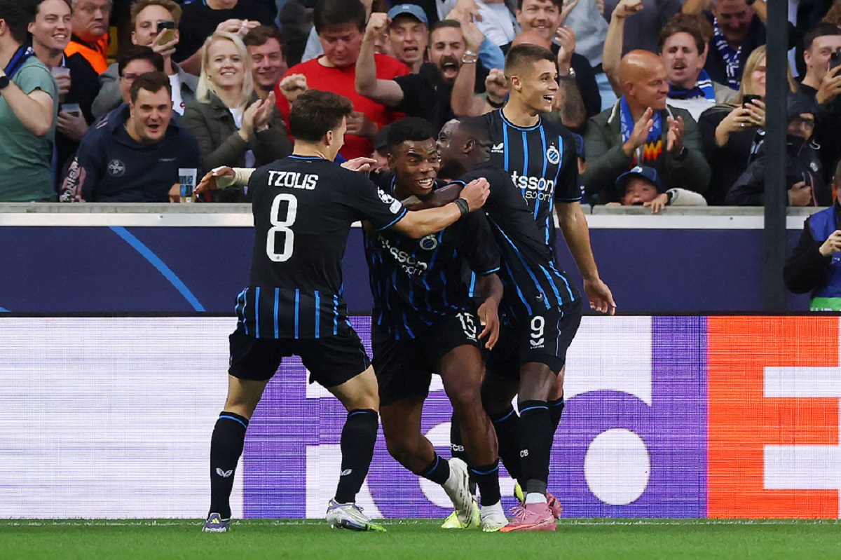 Brujas aplasta a Monaco por Champions League con tres goles en la primera mitad