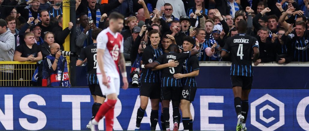 Brujas goleó a Monaco en Bélgica Brujas derrotó 4-1 a Monaco en Champions League