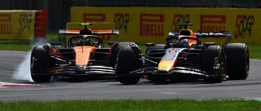 Lando Norris a Max Verstappen: "¿Qué hace este idiota?"