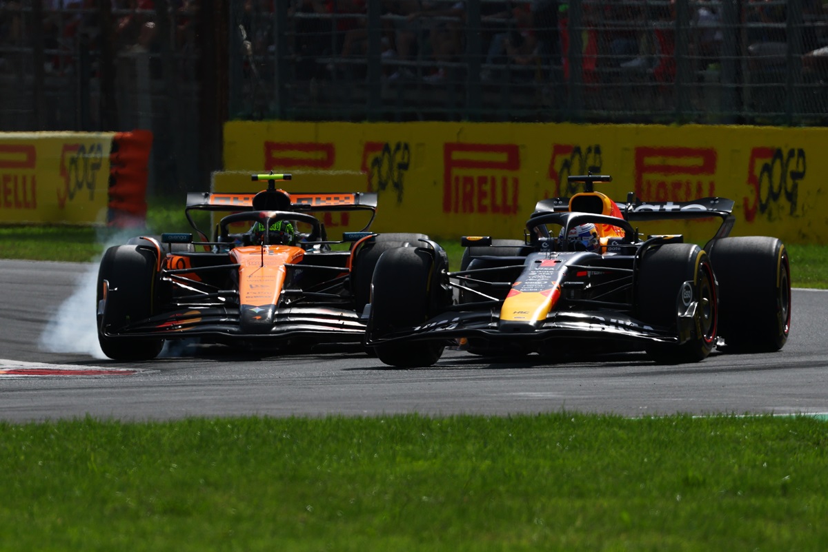 Norris supera a Verstappen: «¿Qué hace este idiota?»