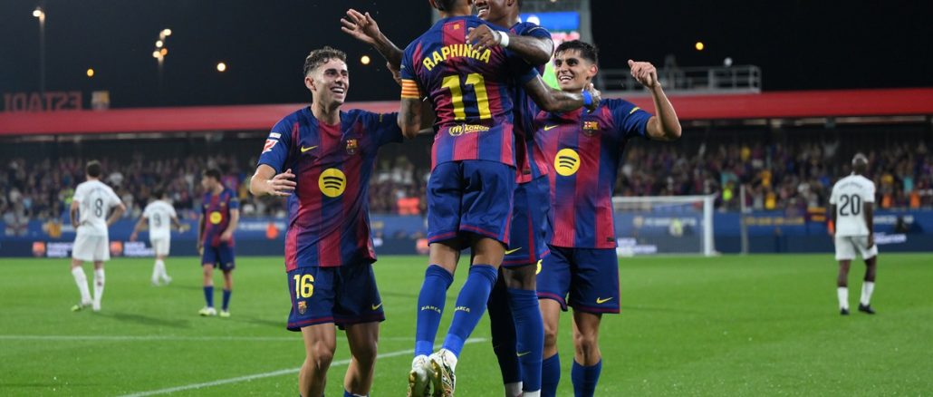 Barcelona aplastó a Valencia por 6 a 0 en el Johan Cruyff