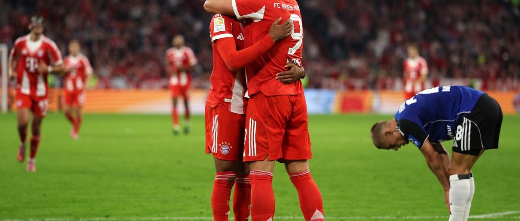 Bayern Múnich aplastó a Hamburgo por 5 a 0 y lidera en soledad