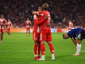 Bayern Múnich aplastó a Hamburgo por 5 a 0 y lidera en soledad