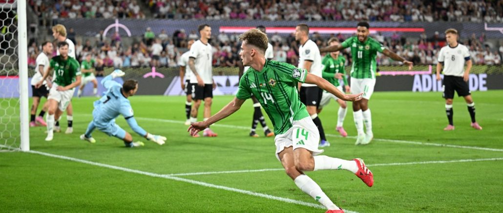¡Otro revés! Alemania no despierta y empata en el descanso con Irlanda del Norte