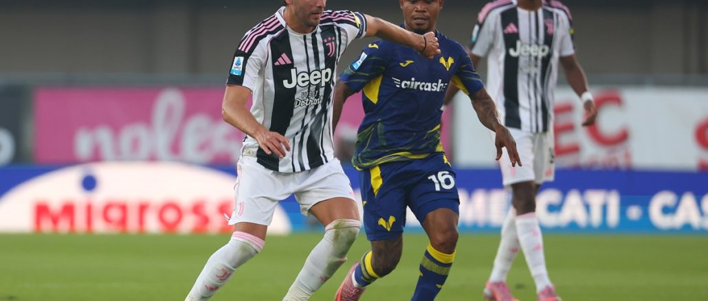 Verona empató 1 a 1 y le sacó el puntaje ideal a Juventus