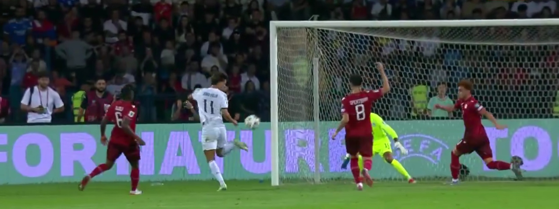 El increíble gol con el que João Félix marcó su primer doblete con Portugal