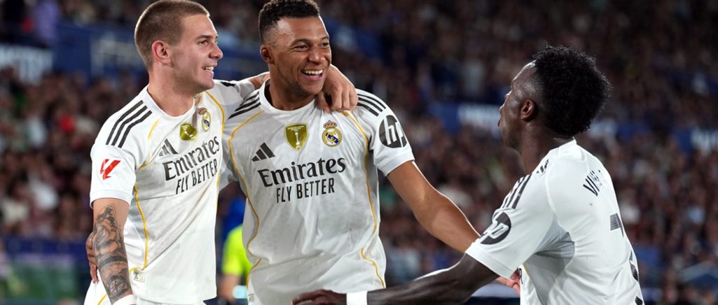 Real Madrid goleó a Levante Real Madrid ganó con gol de Mastantuono y doblete de Mbappé