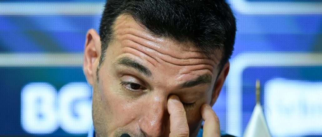 Lionel Scaloni se emocionó con el llanto de un periodista