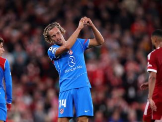 Marclos Llorente volvió a marcar doblete en Anfield