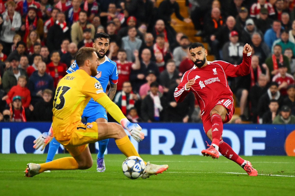 Mohamed Salah se convirtió en el décimo máximo goleador de Champions League