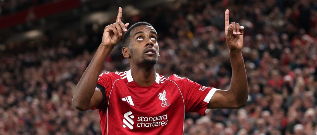 Liverpool v Southampton - Alex Isak Alexander Isak marcó su primer gol con Liverpool y rompió el cero ante Southampton por EFL Cup.