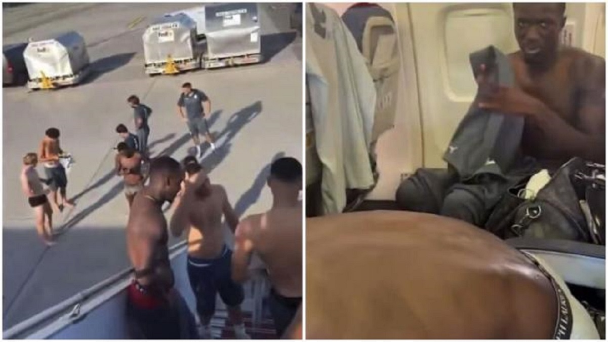 Los jugadores del Mónaco terminaron en calzones en un vuelo fallido a Brujas