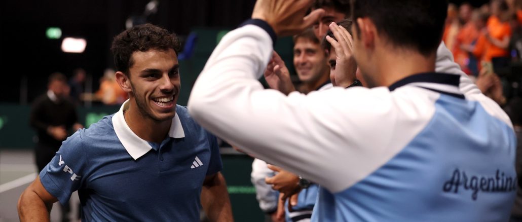 Francisco Cerúndolo le dio el segundo punto a Argentina en Copa Davis