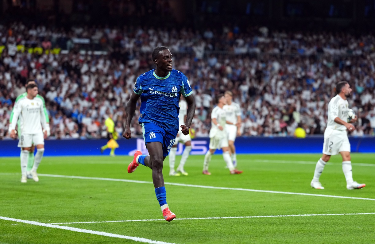 Marsella sorprende a Real Madrid con un golazo de Weah