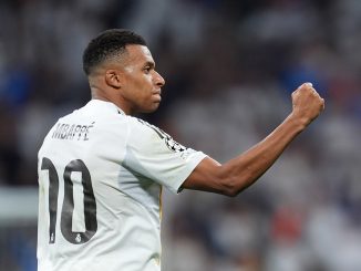 Mbappé celebró sus 50 goles con Real Madrid