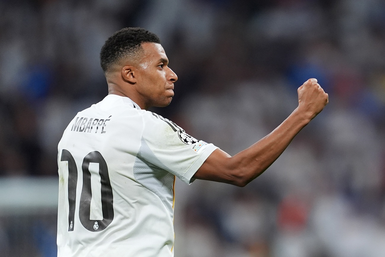 Mbappé celebró sus 50 goles con Real Madrid