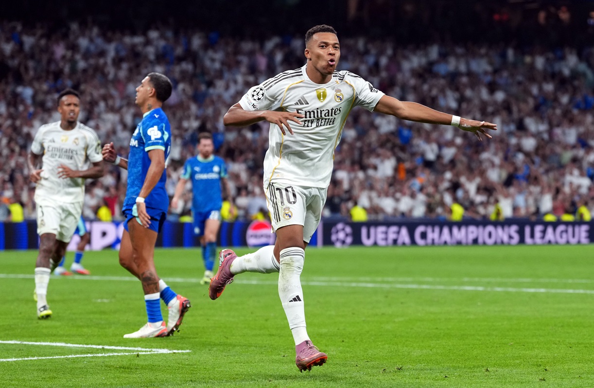 Real Madrid le ganó a Marsella con dos penales de Mbappé