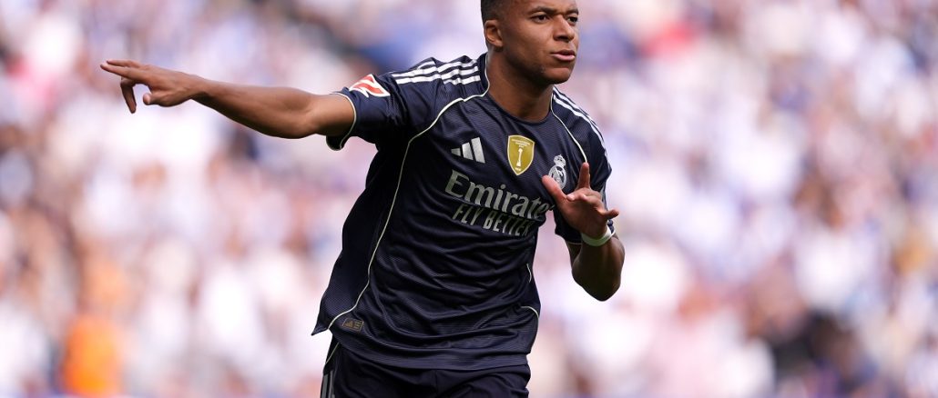 Mbappé se subió la cima de goleadores de La Liga y quedó a uno de Zidane en Real Madrid