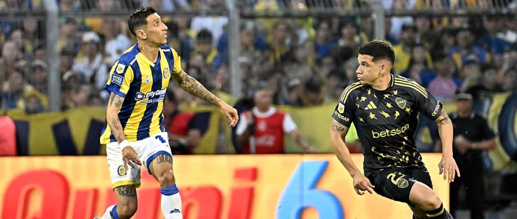 Boca empató con Rosario Central en otra noche épica de Di María