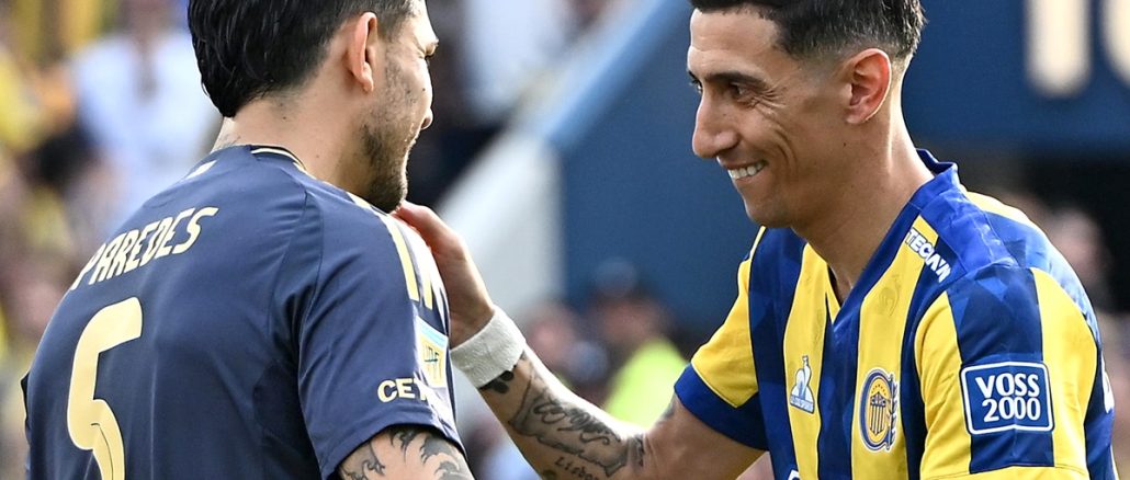 Ángel Di María le metió un golazo a Boca y a su amigo Leandro Paredes ¡Delicia de Fideo! Golazo olímpico de Ángel Di María para Rosario Central a Boca
