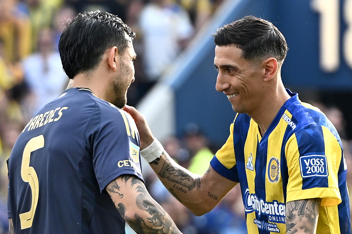 Golazo olímpico de Ángel Di María para Rosario Central a Boca