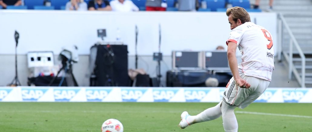 Harry Kane marcó un triplete ante Hoffenheim