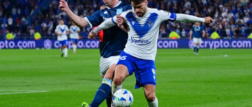 Roja a Magallán en el pálido primer tiempo de Vélez y Racing por Copa Libertadores
