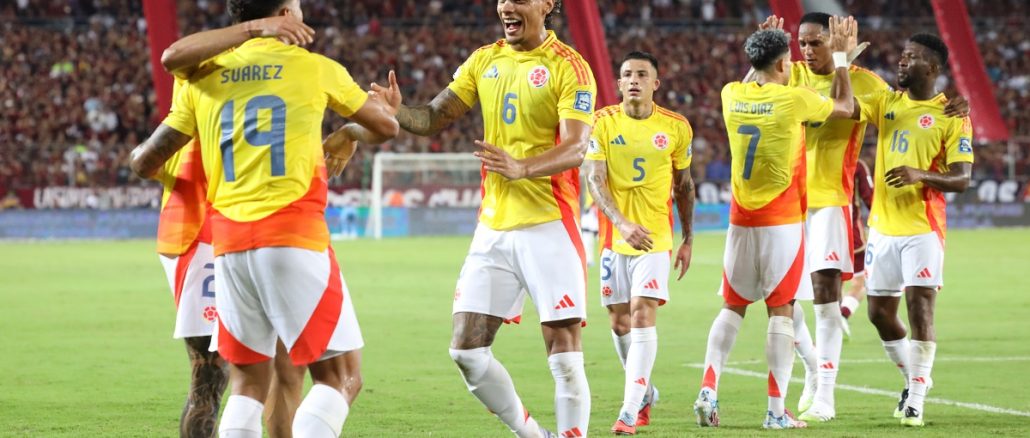 Luis Suárez Colombia le arruinó el sueño a Venezuela con un tremendo 6-3 y un póker de Luis Suárez