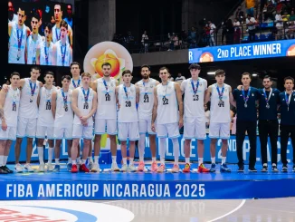 Derrota ante Brasil en la final de la FIBA Americup 2025
