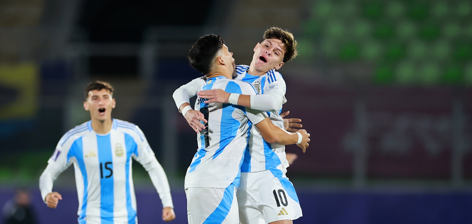 La Selección Argentina Sub-20 se clasificó a octavos del Mundial goleando a Australia