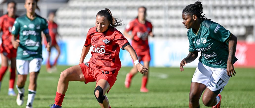 Libertad arrancó la Libertadores Femenina empatando con Deportivo Cali