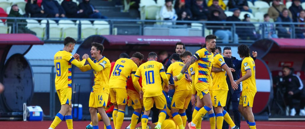 Letonia Andorra Vibrante empate entre Letonia y Andorra