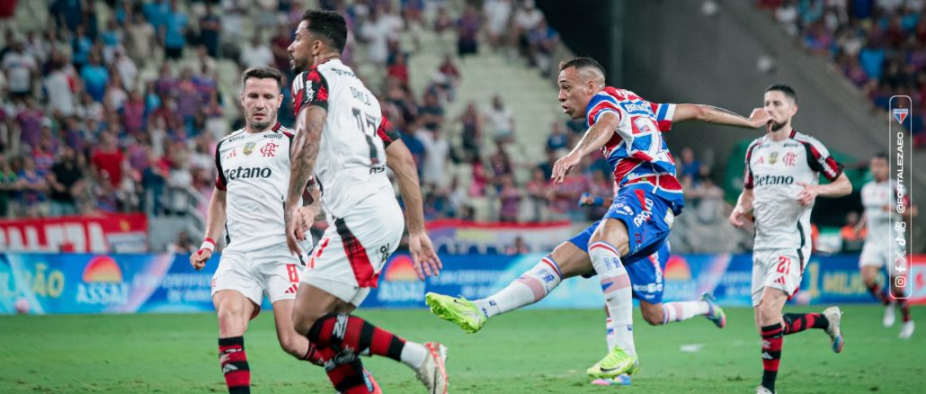 Flamengo perdió con Fortaleza en la previa de la revancha con Racing