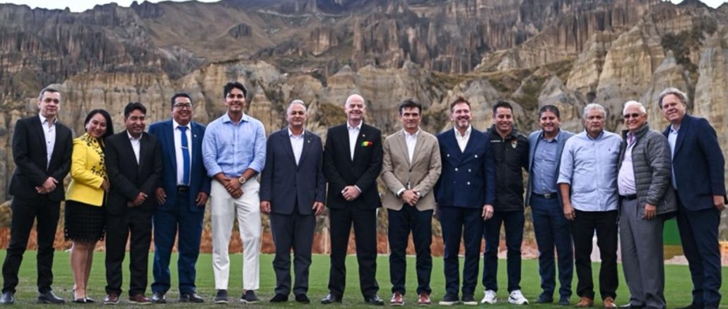 Gianni Infantino: "Vamos a traer un Mundial a Bolivia"