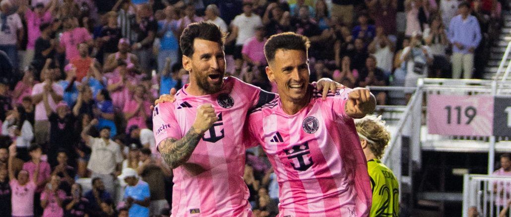 Con doblete de Messi y otro de Allende, Inter Miami se quedó con el primer partido ante Nashville.